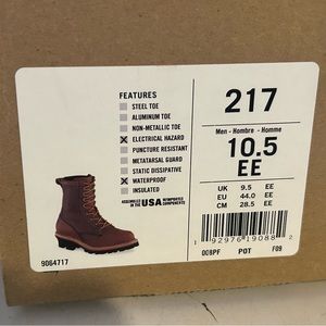 Red Wing Logger Max 217 10.5 E wide